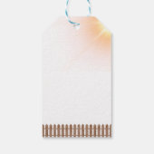 ハローサンシャインサンフラワーガーデンベビーシャワー ギフトタグ (裏面)