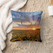 ハローサンシャインサンフラワー クッション (ブランケット)