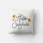 ハローサンシャインスイーツデイジーフラワーズ クッション (正面)