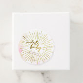 ハローサンシャインボホモダンハッピーベビーガールシャワー フェイバータグ (インサイチュ)