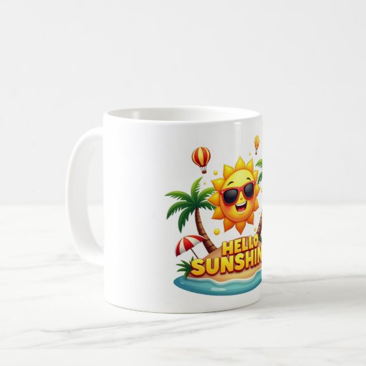 ハローサンシャインマントロピカルマグ コーヒーマグカップ (正面左)