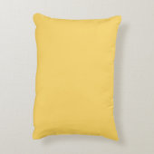 ハローサンシャイン引用文陽気な装飾黄色 アクセントクッション (裏面(縦))