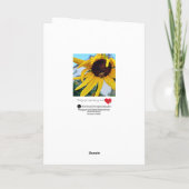 ハローサンシャイン!あいさつ空白のきカード サンキューカード (裏面)