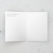 ハローサンシャイン!あいさつ空白のきカード サンキューカード (内部)