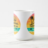 ハローサンシャイン – やる気を起こさせる引用文 コーヒーマグカップ (中央)