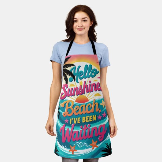 ハローサンシャイン エプロン (着用した状態)