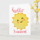 ハローサンシャイン カード (黄色い花)