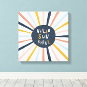ハローサンシャイン キャンバスプリント (インサイチュ (ウッドフロア))