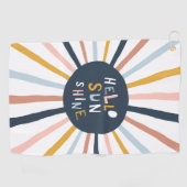 ハローサンシャイン ゴルフタオル (横)