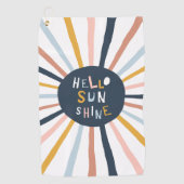 ハローサンシャイン ゴルフタオル (正面)