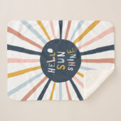 ハローサンシャイン シェルパブランケット (正面(横))