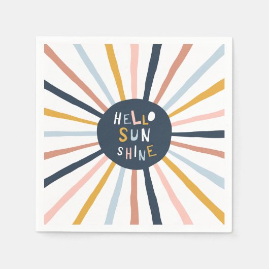 ハローサンシャイン スタンダードカクテルナプキン (正面)