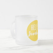 ハローサンシャイン フロストグラスマグカップ (正面左)