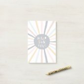 ハローサンシャイン ポストイット (デスク上)