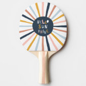 ハローサンシャイン 卓球ラケット (正面)