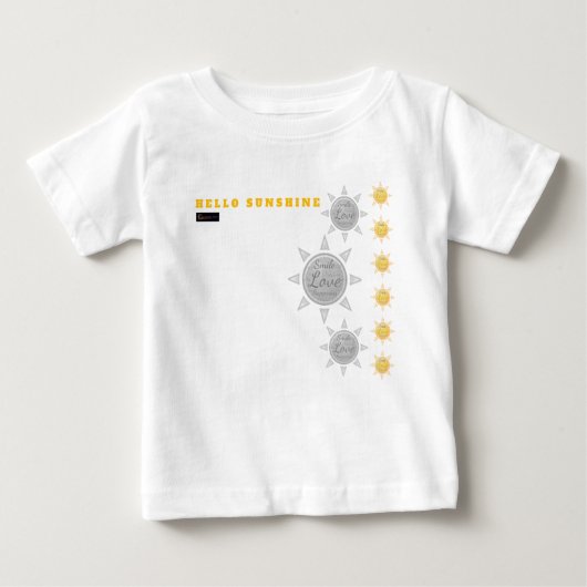 ハローサンシャインTシャツ ベビーTシャツ (正面)