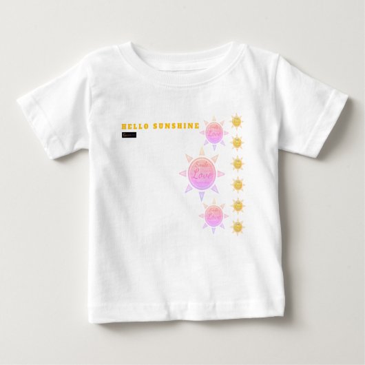 ハローサンシャインTシャツ ベビーTシャツ (正面)