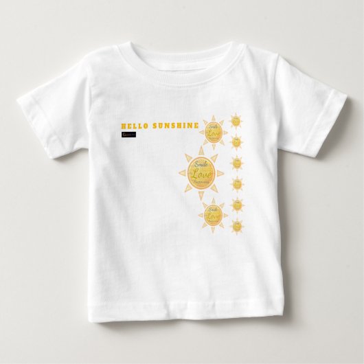 ハローサンシャインTシャツ ベビーTシャツ (正面)