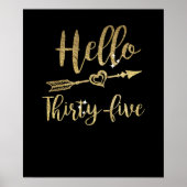 ハローサーティファイヴ誕生日35th誕生日 ポスター (正面)