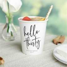 ハローサーティミニマリスト30th誕生日パーティー