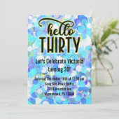 ハローサーティー - ブルー 招待状 (スタンド正面)