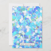 ハローサーティー - ブルー 招待状 (裏面)