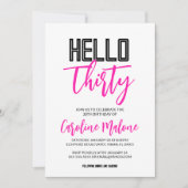 ハローサーティ誕生日招待状 招待状 (正面)