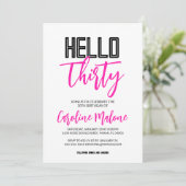 ハローサーティ誕生日招待状 招待状 (スタンド正面)