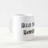 ハローザハンサム コーヒーマグカップ (正面左)