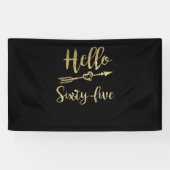 ハローシックスティヴ誕生日65th誕生日 横断幕 (横)