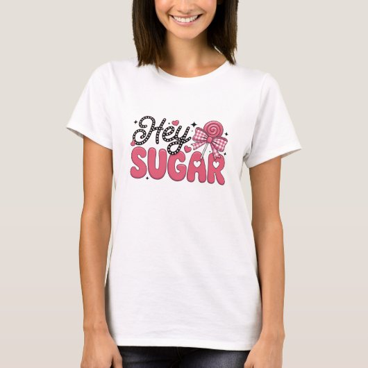 ハローシュガー バレンタインデー Tシャツ (正面)