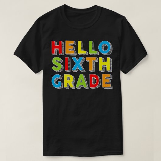ハローシーズグレードキッズ新学期6級ティー Tシャツ (デザイン正面)