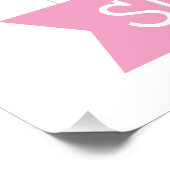 ハロースウィートサマーキュートフラワーズタイポグラフィ ポスター (コーナー)