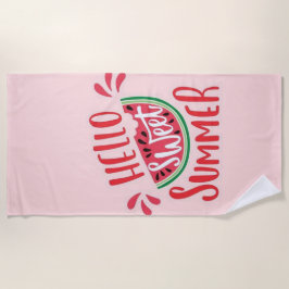 ハロースウィートサマー ビーチタオル