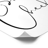 ハロースウィートチッおもしろいクバスルーム引用文ことわざ ポスター (角)