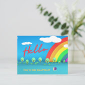 ハロースナイルメール ポストカード (スタンド正面)