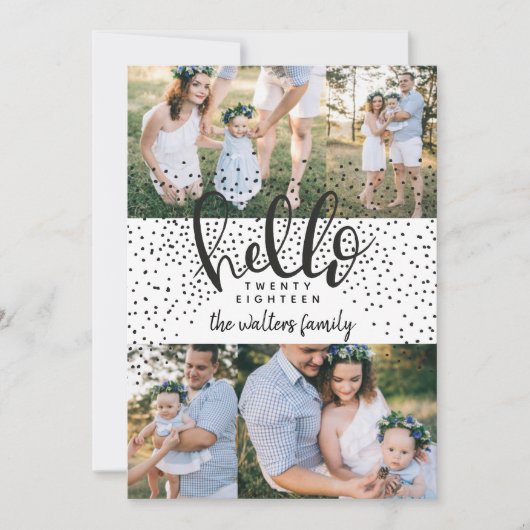 ハロースノー年賀状 シーズンカード (正面)