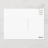 ハロースマイルやる気を起こさせる引用文空白のはがき ポストカード (裏面)