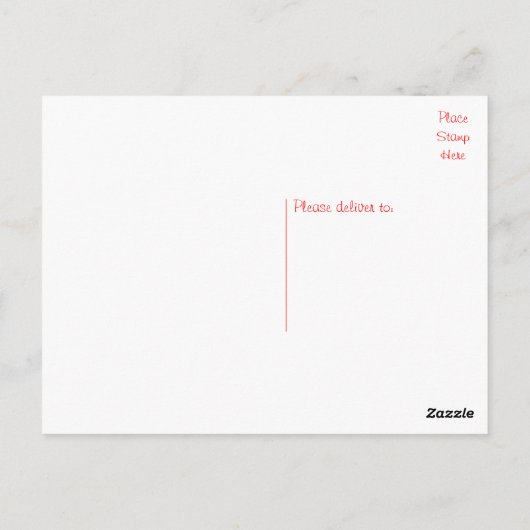 ハロースマイルシーズー(犬)Tzu黒と白の子犬 ポストカード (裏面)