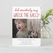 ハローズを壊せ 面白いクリスマスの写真 シーズンカード (スタンド正面)