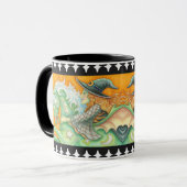 ハローズイヴ魔女および馬コンボMAG鏡画像 マグカップ (正面左)