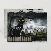 ハローズ墓地ハロウィーン ポストカード (正面/裏面)