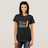 ハローセカンドグレードペンシル新学期先生K Tシャツ (正面フル)