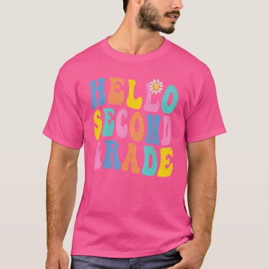 ハローセカンドグレード先生チーム新学期グロ Tシャツ (正面)