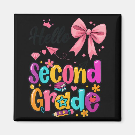 ハローセカンドグレード名門私立校風の新学期ボーイガール マグネット (正面)