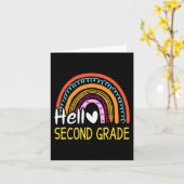 ハローセカンドグレード新学期レインボーセカンドグラード カード (黄色い花)