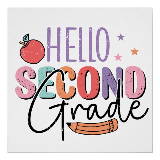 ハローセカンドグレード新学期 ポスター (正面)