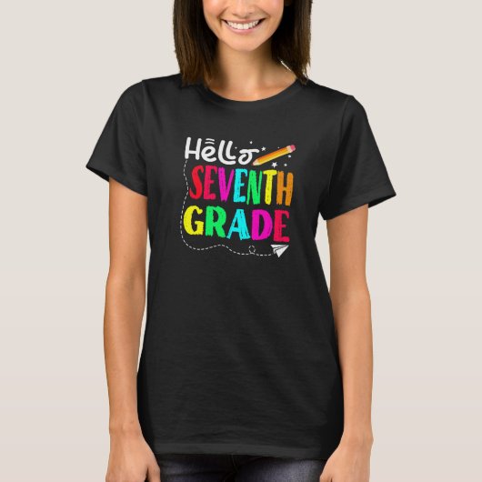 ハローセブグレード新学期 Tシャツ (正面)