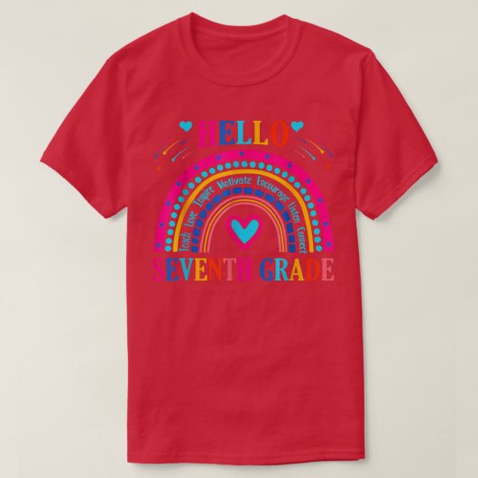 ハローセブグレード新学期for先生Gi Tシャツ (デザイン正面)