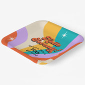 ハローセブンティウロヴィ70の誕生日パーティー ペーパープレート (傾斜あり)